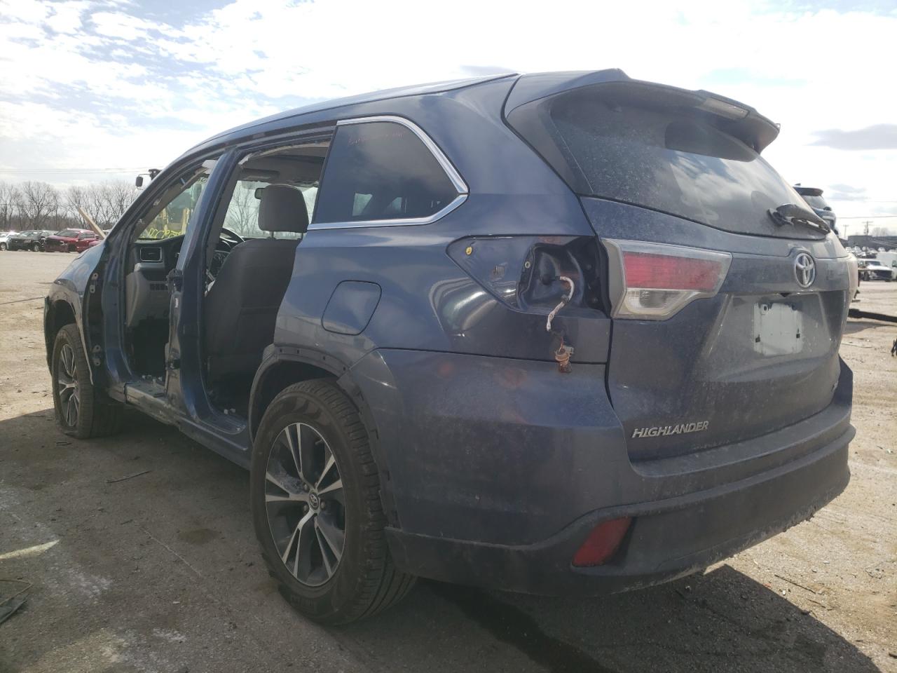 Zdjęcie 3 z aukcji – 2016 TOYOTA HIGHLANDER z VIN 5TDKKRFH0GS124278