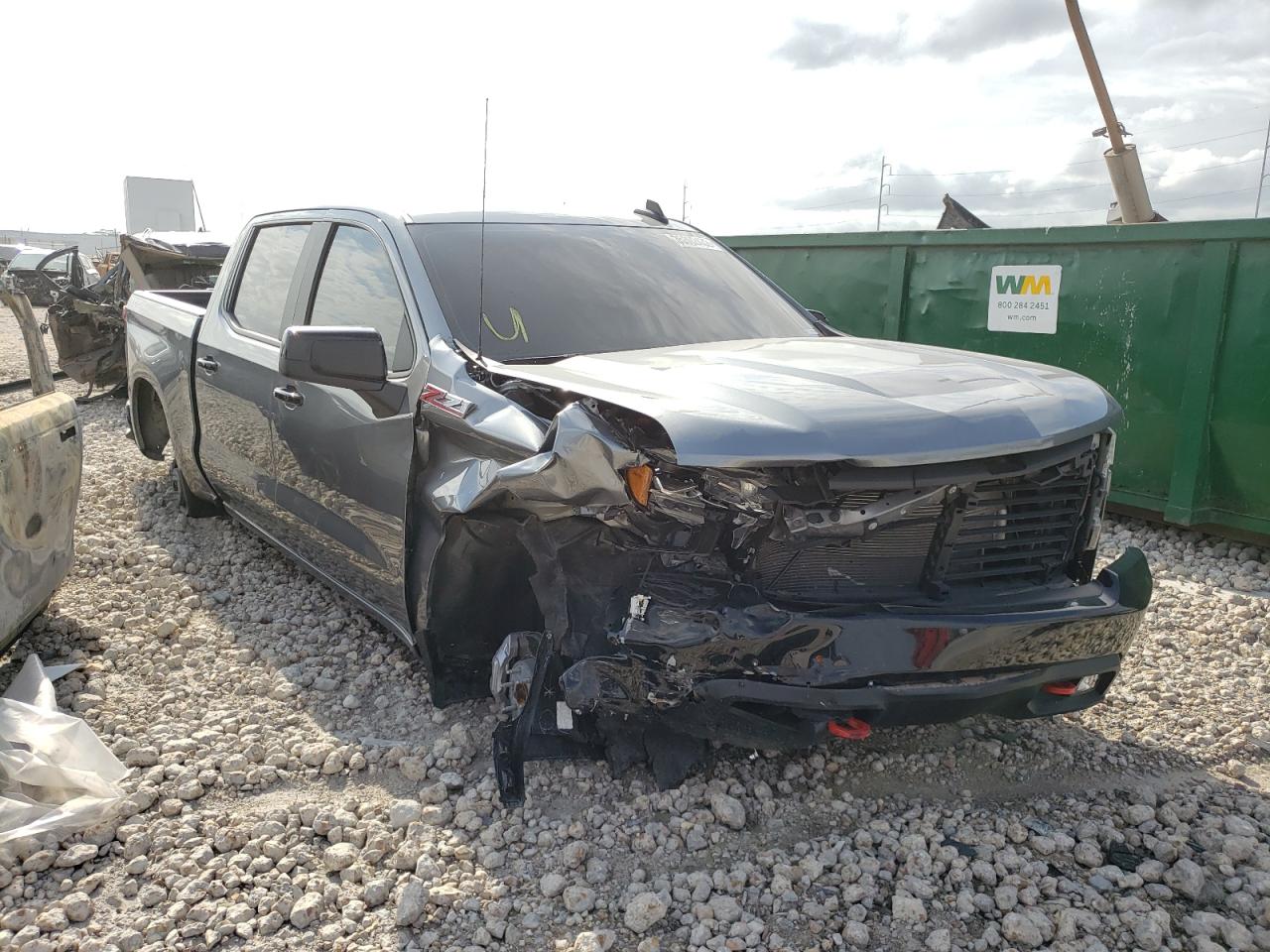 CHEVROLET SILVERADO 2021 with VIN 3GCPYFED9MG260162 - Photo from auction