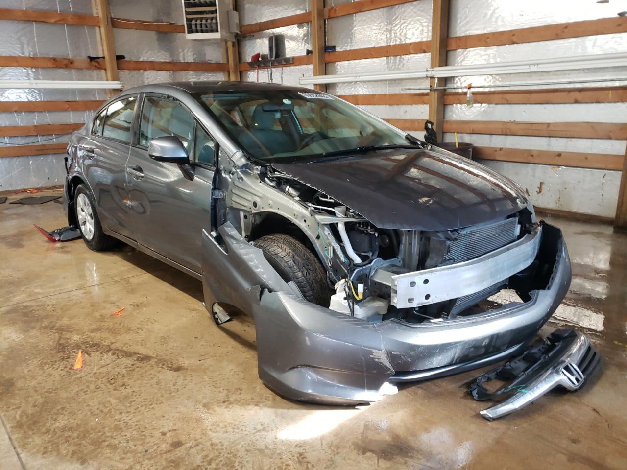 HONDA CIVIC LX 2012 with VIN 19XFB2F53CE100690 - Photo from auction
