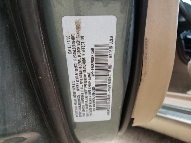 Photo 10 from auction – 2001 SUBARU LEGACY OUT with VIN 4S3BH675217642525