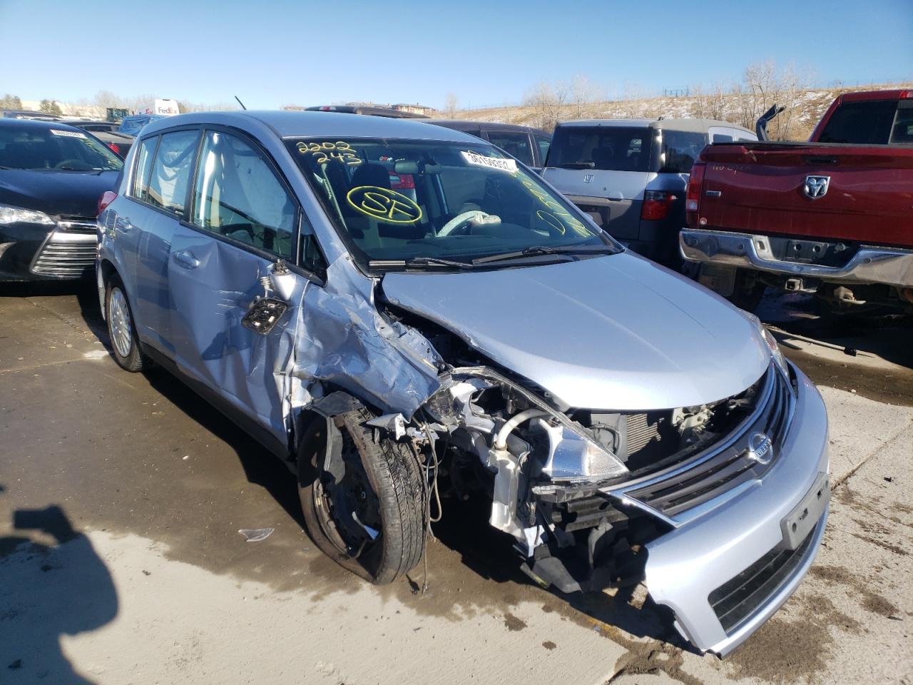 NISSAN VERSA S 2012 with VIN 3N1BC1CP7CK214420 - Photo from auction