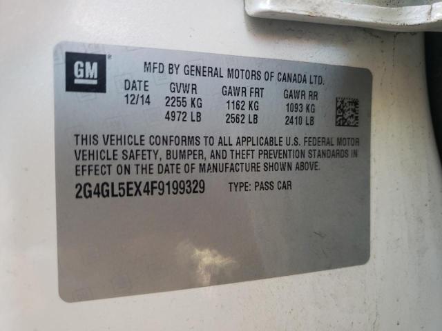 Photo 10 from auction – 2015 BUICK REGAL with VIN 2G4GL5EX4F9199329