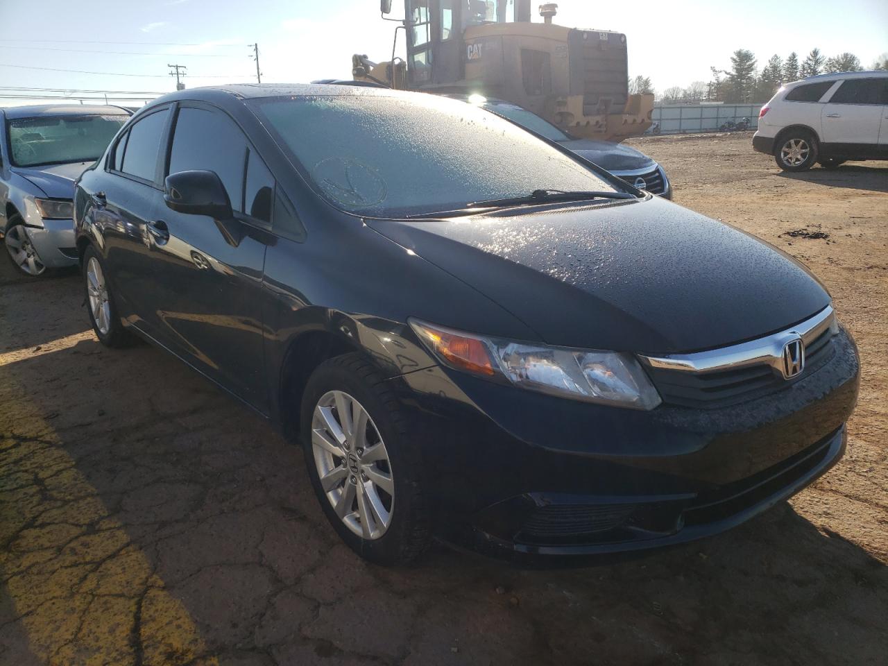 HONDA CIVIC EX 2012 with VIN 19XFB2F83CE338422 - Photo from auction