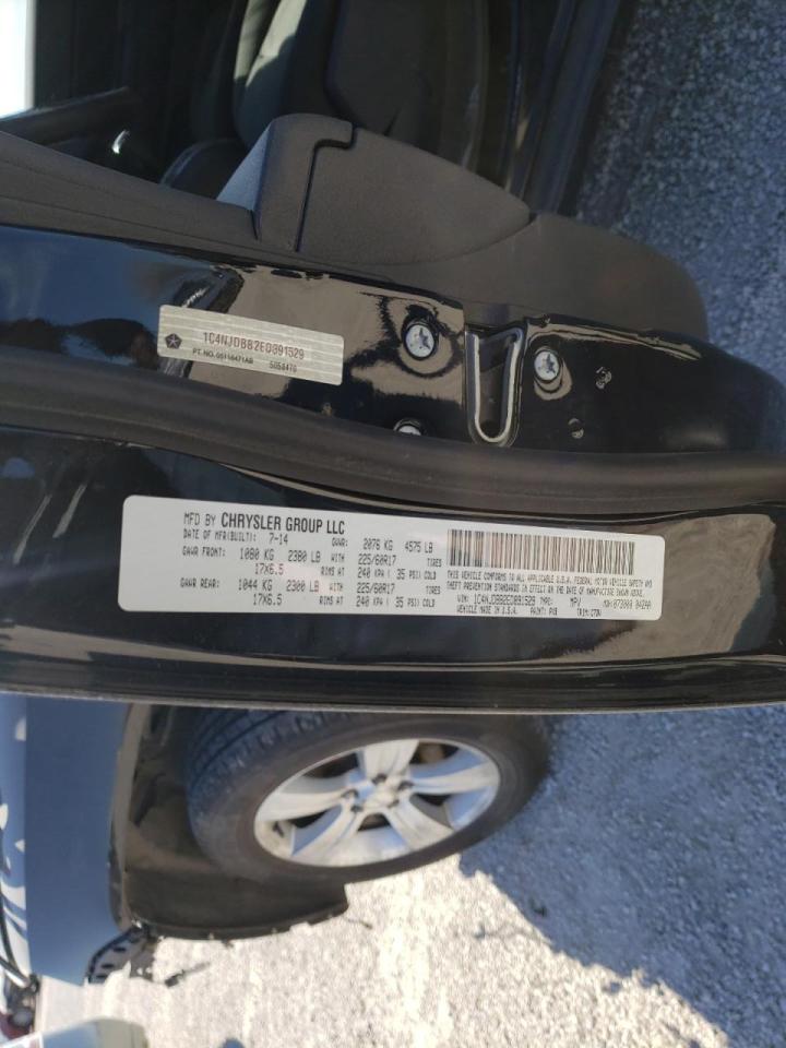 Photo 10 from auction – 2014 JEEP COMPASS SP with VIN 1C4NJDBB2ED891529