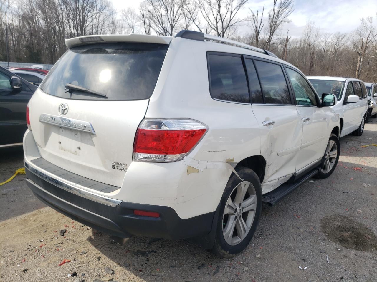 Photo 4 from auction – 2012 TOYOTA HIGHLANDER with VIN 5TDDK3EH6CS164804
