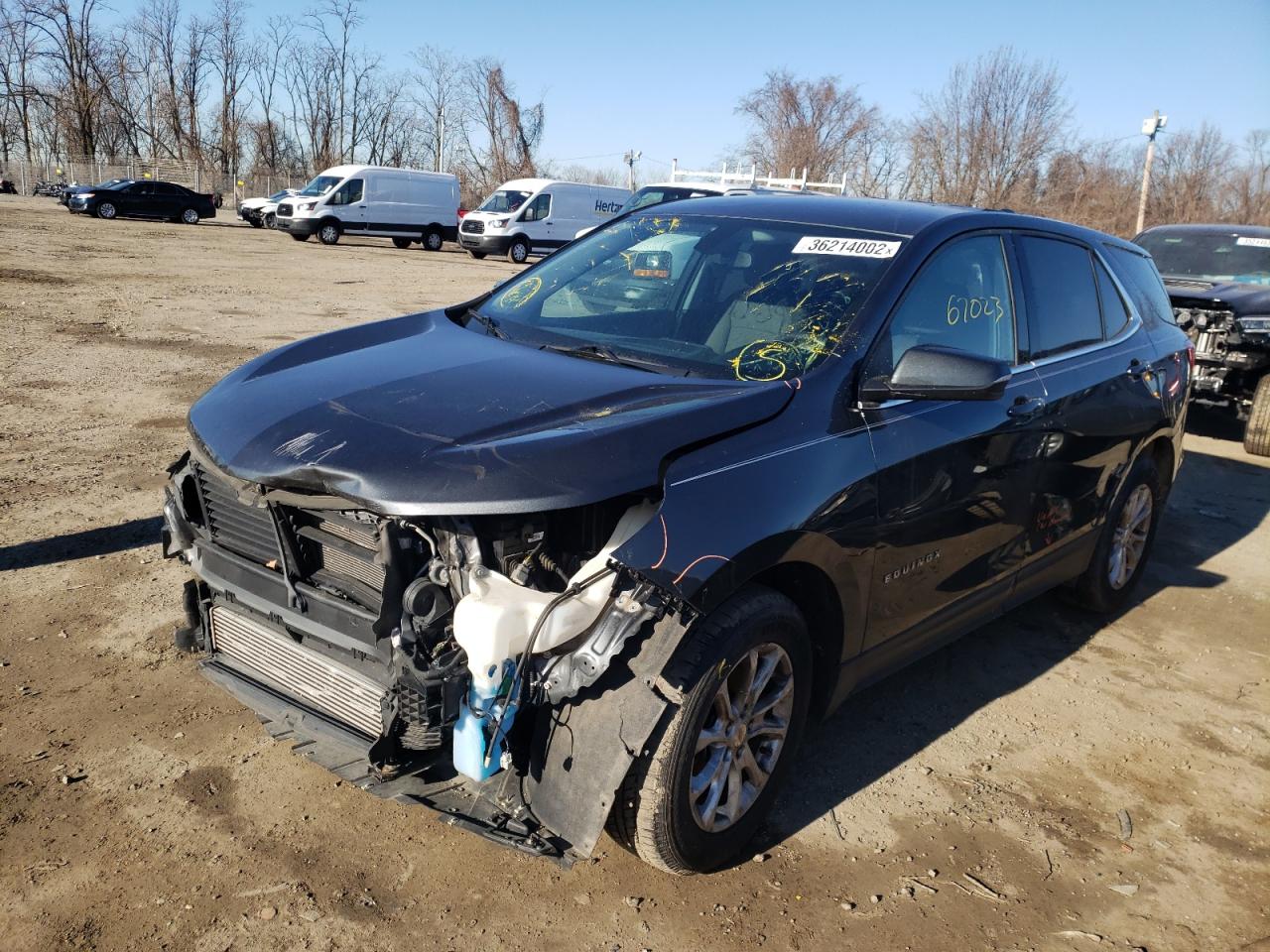 Photo 2 from auction – 2018 CHEVROLET EQUINOX LT with VIN 2GNAXSEVXJ6176375
