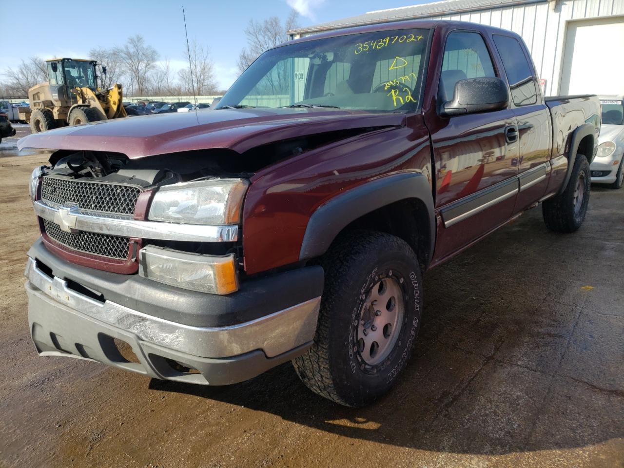 Photo 2 from auction – 2003 CHEVROLET SILVERADO with VIN 1GCEK19T63E245797