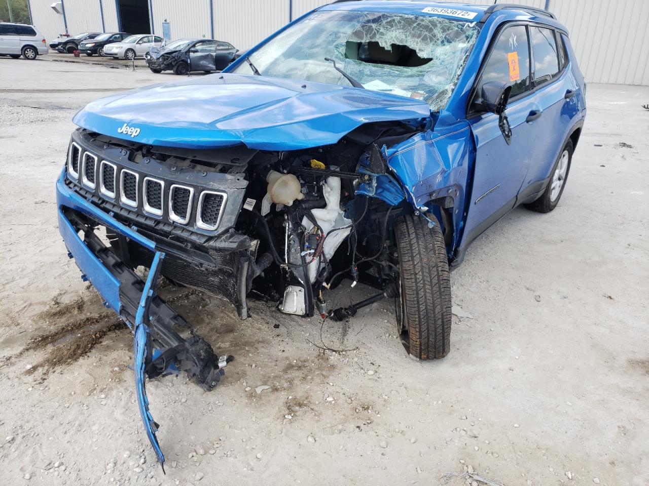 Photo 9 from auction – 2018 JEEP COMPASS SP with VIN 3C4NJCAB0JT240724