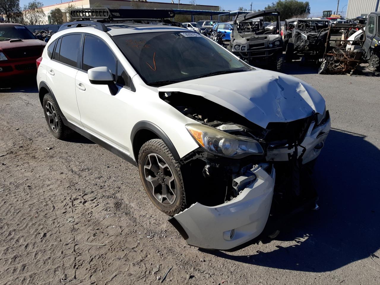 SUBARU XV CROSSTR 2014 with VIN JF2GPAKC3EH347999 - Photo from auction