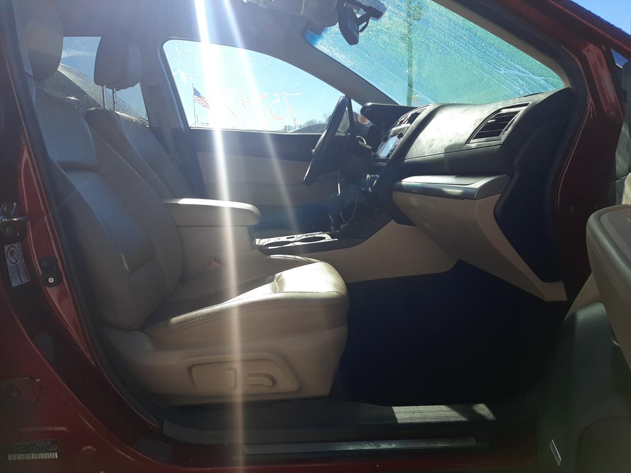 Photo 5 from auction – 2016 SUBARU OUTBACK 2. with VIN 4S4BSBNC4G3353332