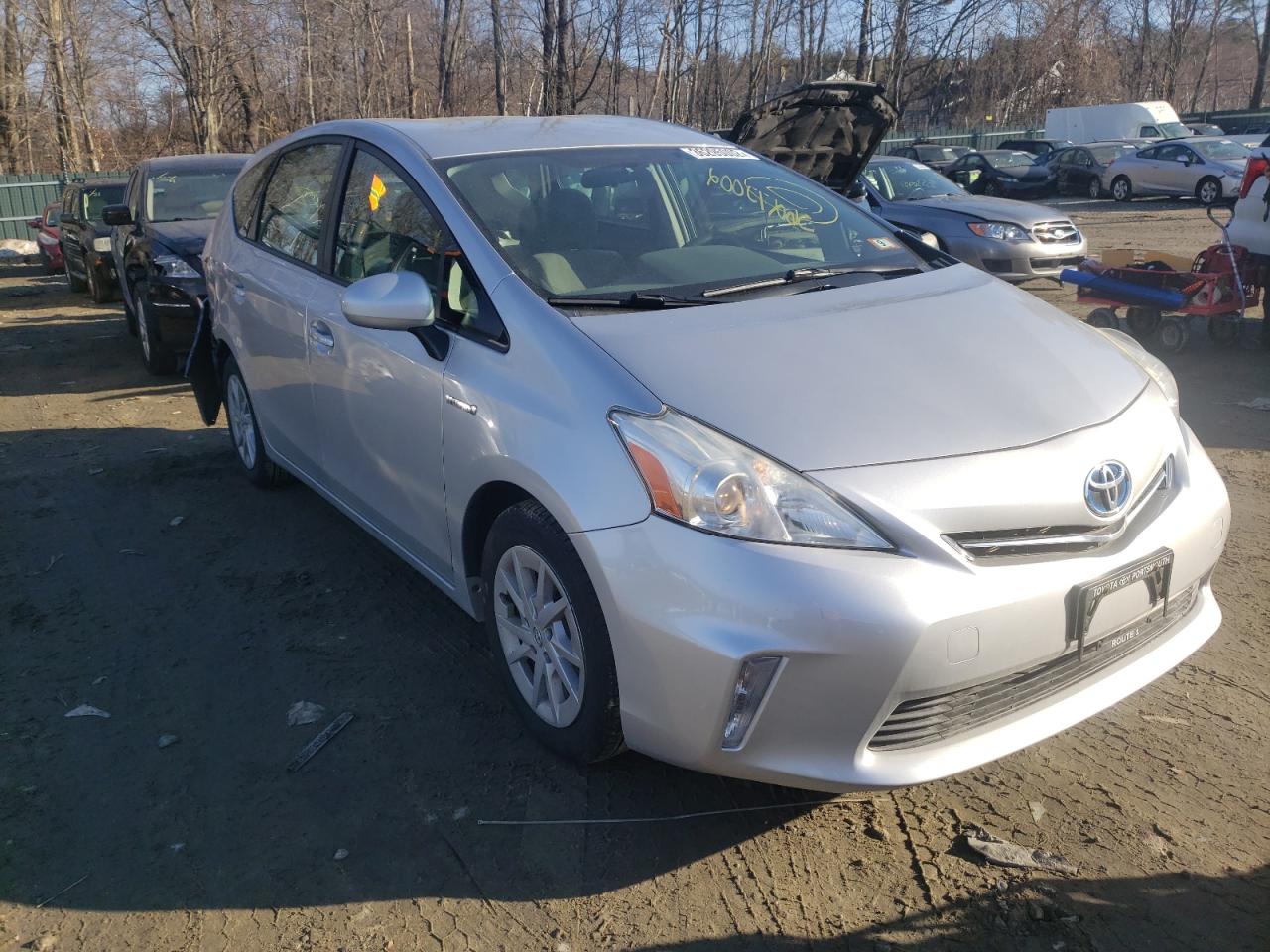 TOYOTA PRIUS V 2012 with VIN JTDZN3EUXC3084028 - Photo from auction