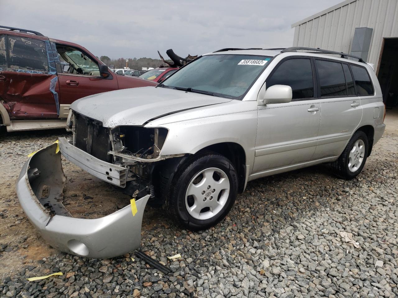 Photo 2 from auction – 2007 TOYOTA HIGHLANDER with VIN JTEDP21A070141849
