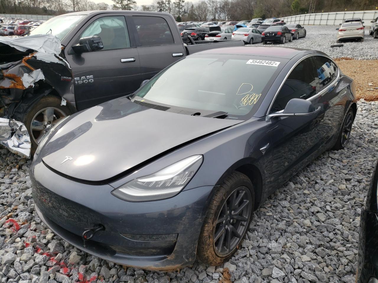 Photo 2 from auction – 2018 TESLA MODEL 3 with VIN 5YJ3E1EA9JF005125