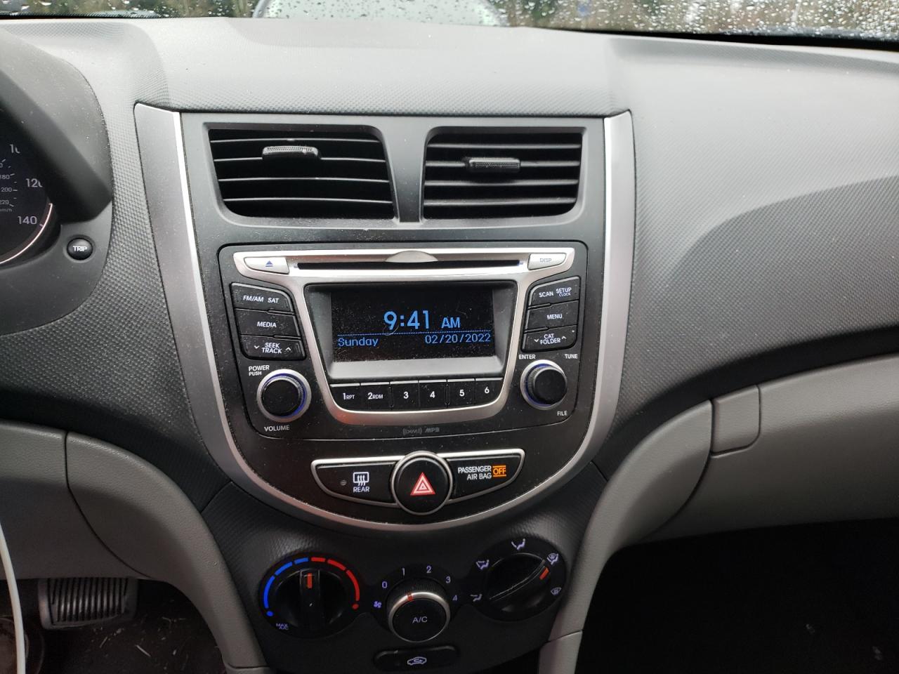 Photo 9 from auction – 2017 HYUNDAI ACCENT SE with VIN KMHCT5AE9HU301507