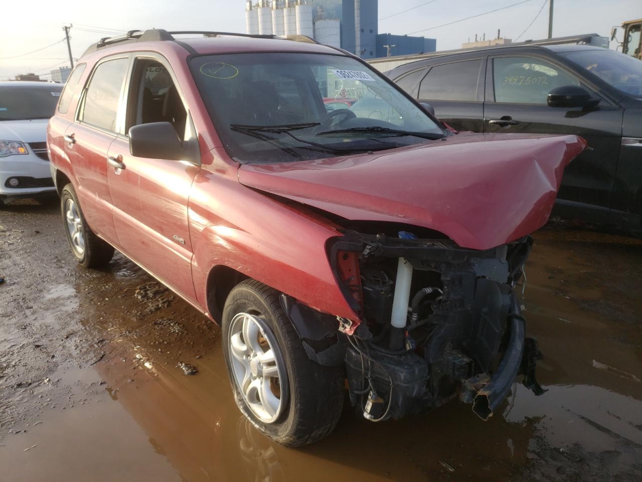 KIA SPORTAGE E 2007 with VIN KNDJE723977422968 - Photo from auction