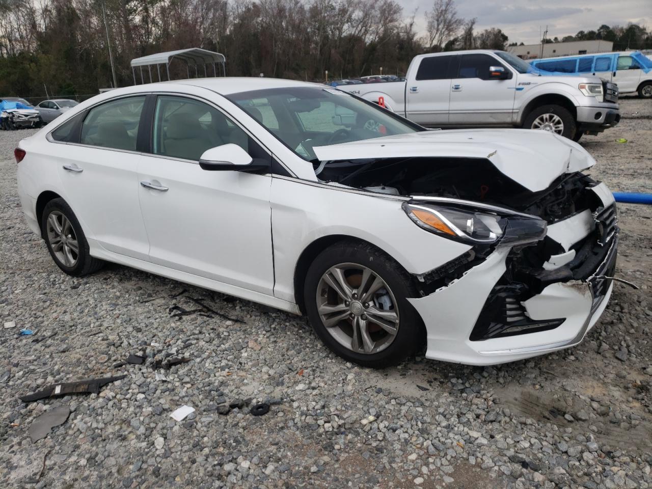 HYUNDAI SONATA 2018 with VIN 5NPE34AF7JH657406 - Photo from auction