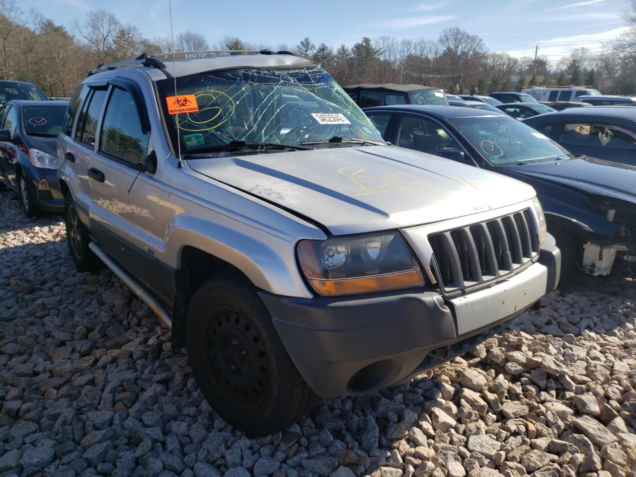JEEP GRAND CHER 2004 with VIN 1J4GW48S54C246809 - Photo from auction