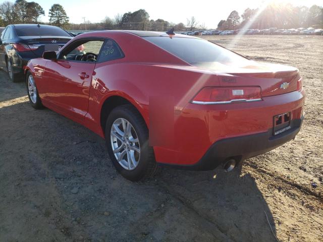 Photo 3 from auction – 2015 CHEVROLET CAMARO LT with VIN 2G1FD1E35F9207109