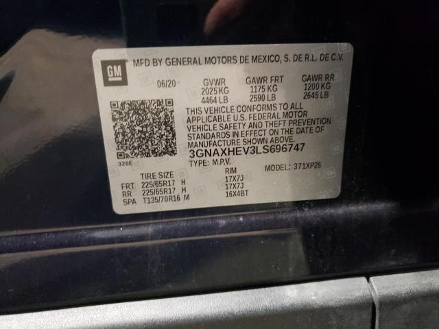 Photo 10 from auction – 2020 CHEVROLET EQUINOX LS with VIN 3GNAXHEV3LS696747
