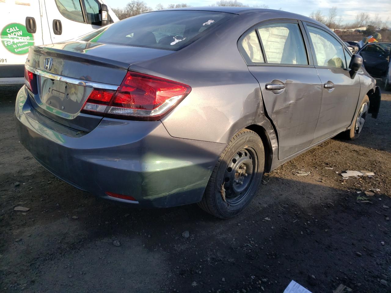 Photo 4 from auction – 2014 HONDA CIVIC LX with VIN 2HGFB2F5XEH513540