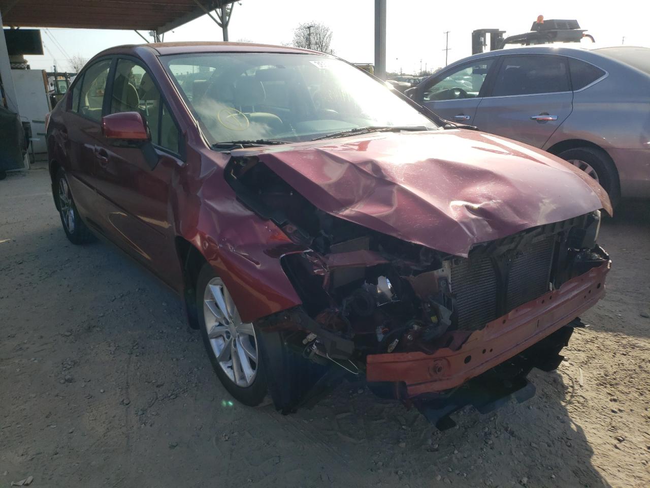 SUBARU IMPREZA PR 2012 with VIN JF1GJAC63CH025276 - Photo from auction