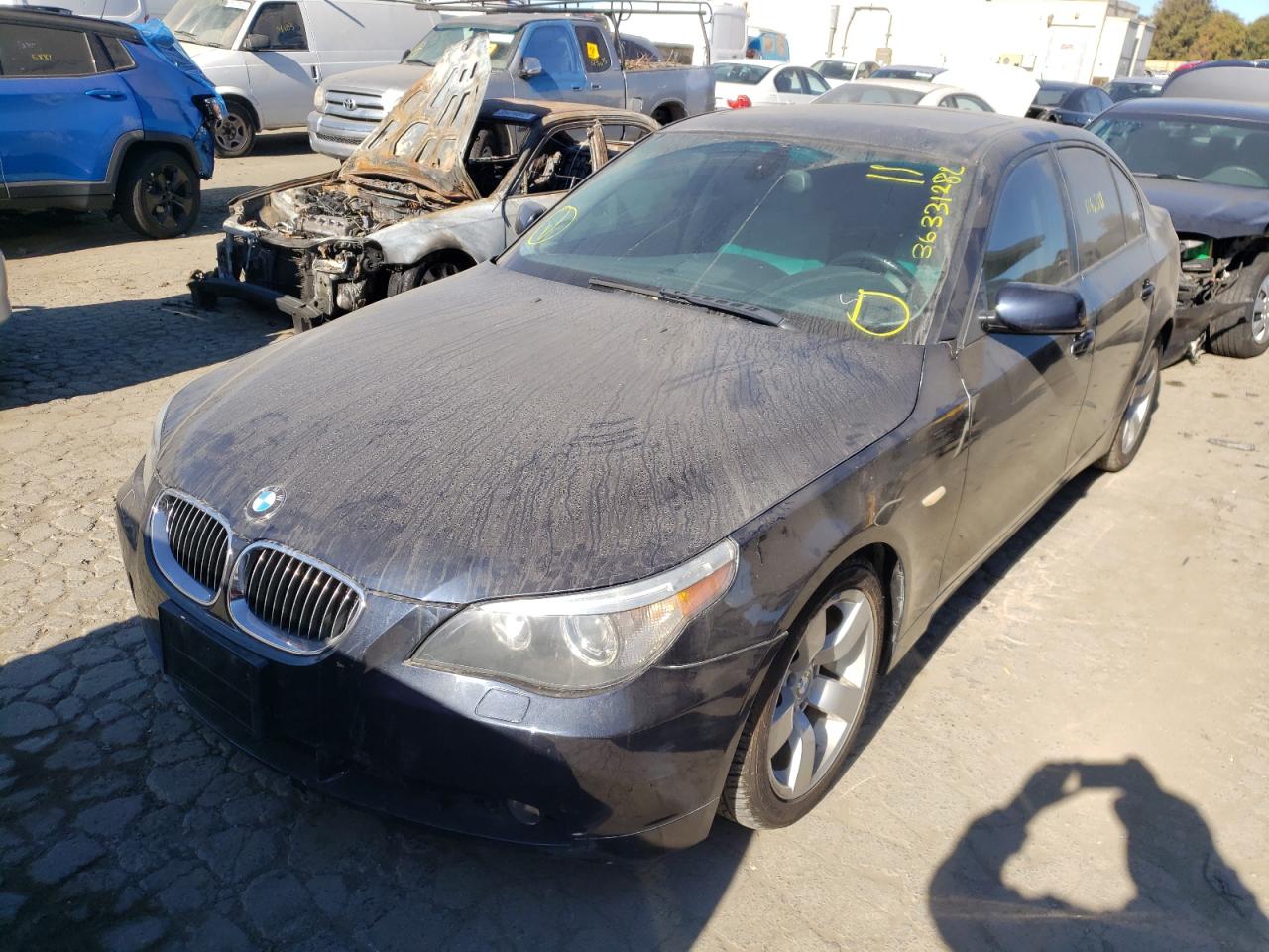 Photo 2 from auction – 2007 BMW 525 I with VIN WBANE53577CW61039