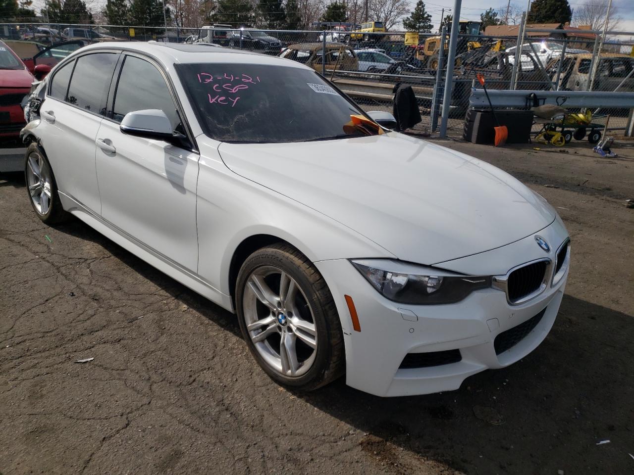 BMW 328 XI 2013 with VIN WBA3B3C5XDJ811592 - Photo from auction