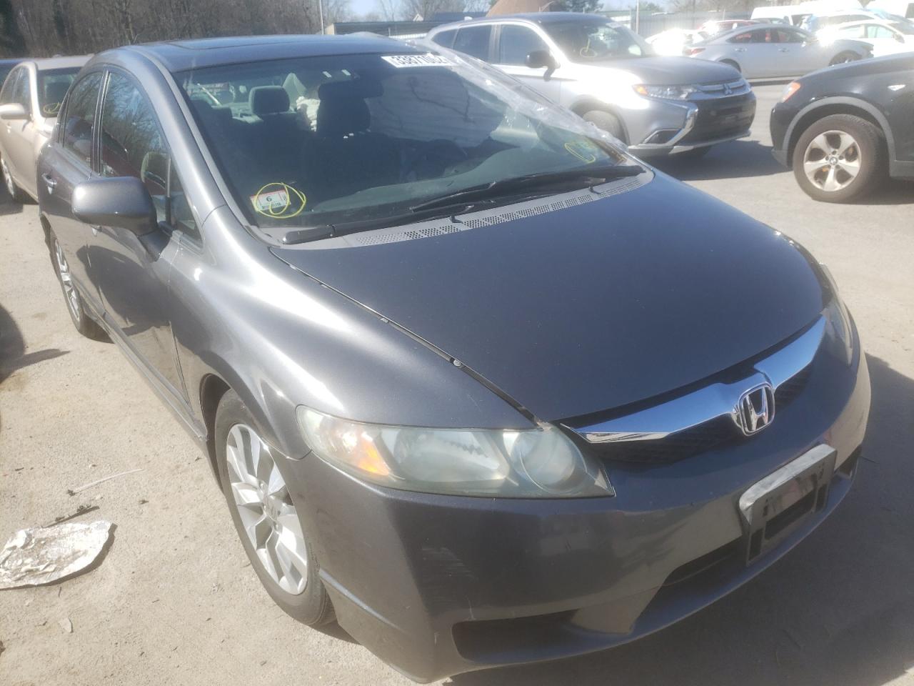 HONDA CIVIC EX 2009 with VIN 2HGFA16859H360840 - Photo from auction