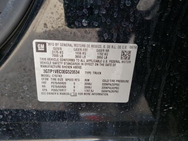 Photo 10 from auction – 2014 GMC SIERRA C15 with VIN 3GTP1VEC0EG520634