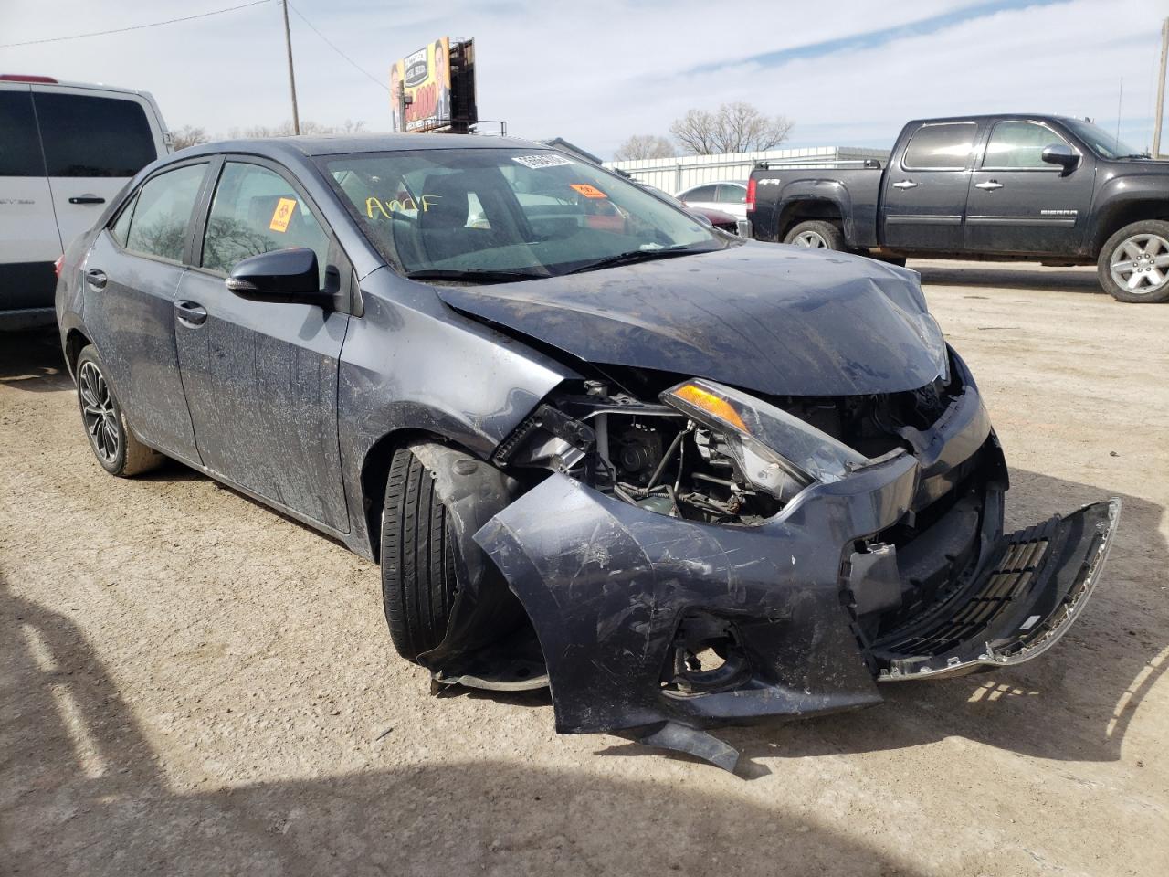 TOYOTA COROLLA L 2016 with VIN 5YFBURHE6GP477257 - Photo from auction
