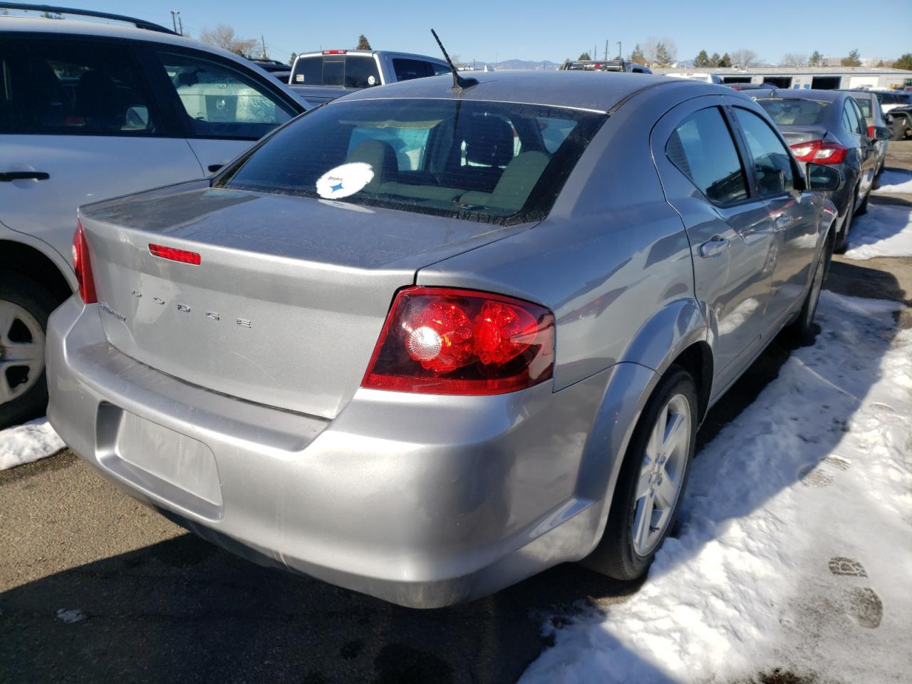 Photo 4 from auction – 2013 DODGE AVENGER SE with VIN 1C3CDZABXDN663983
