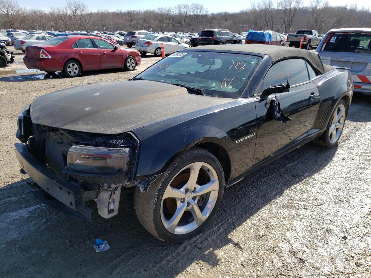Photo 2 from auction – 2015 CHEVROLET CAMARO LT with VIN 2G1FF3D32F9131873