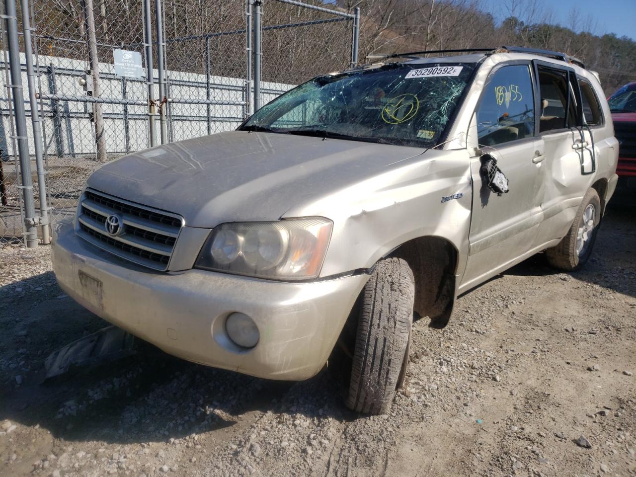 Photo 2 from auction – 2002 TOYOTA HIGHLANDER with VIN JTEHF21A820071000