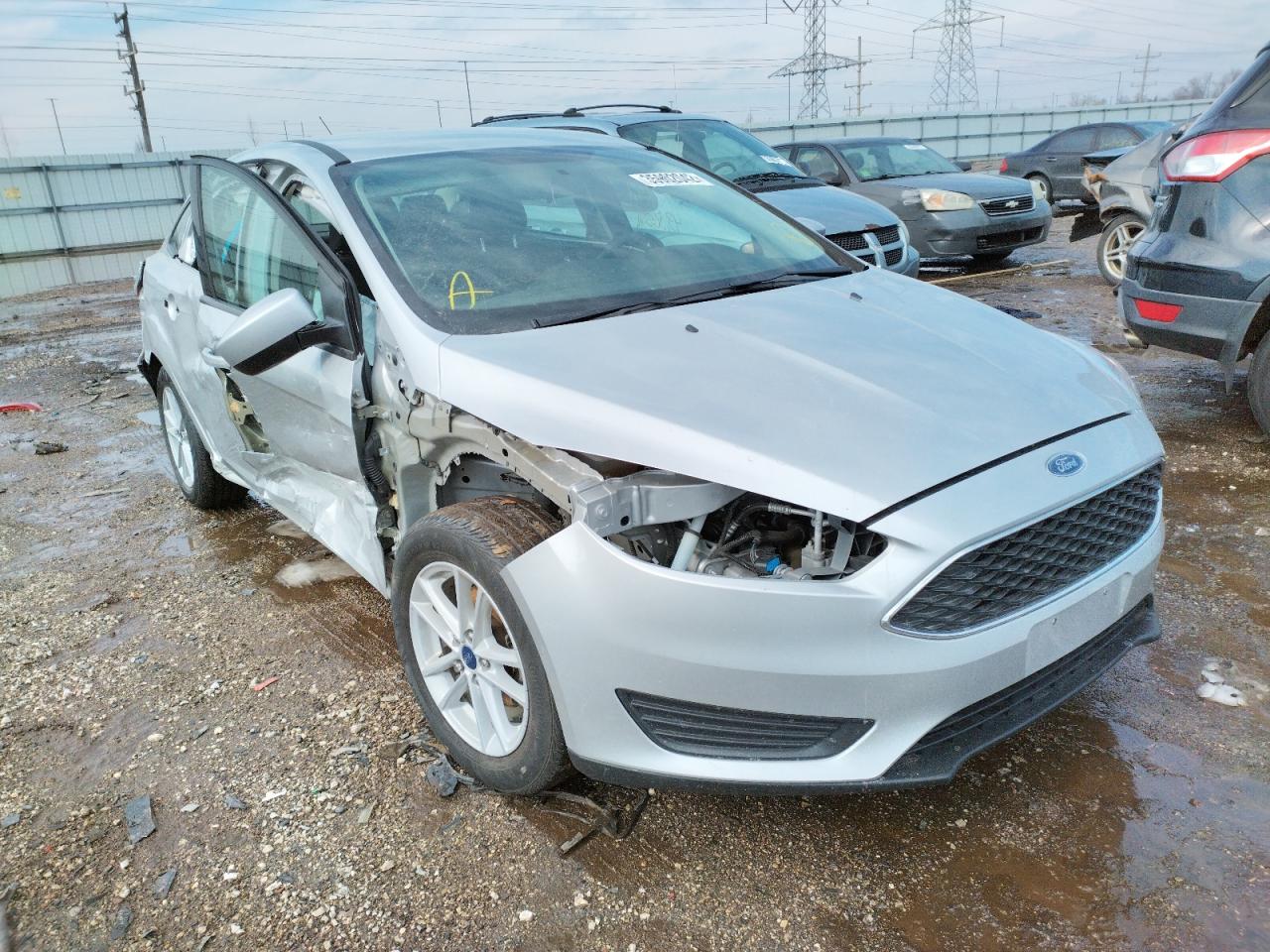 FORD FOCUS SE 2018 with VIN 1FADP3F24JL266859 - Photo from auction