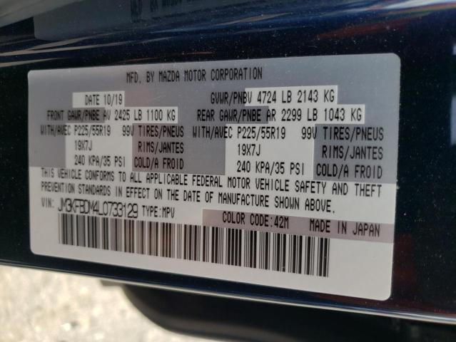 Photo 10 from auction – 2020 MAZDA CX-5 GRAND with VIN JM3KFBDM4L0733129