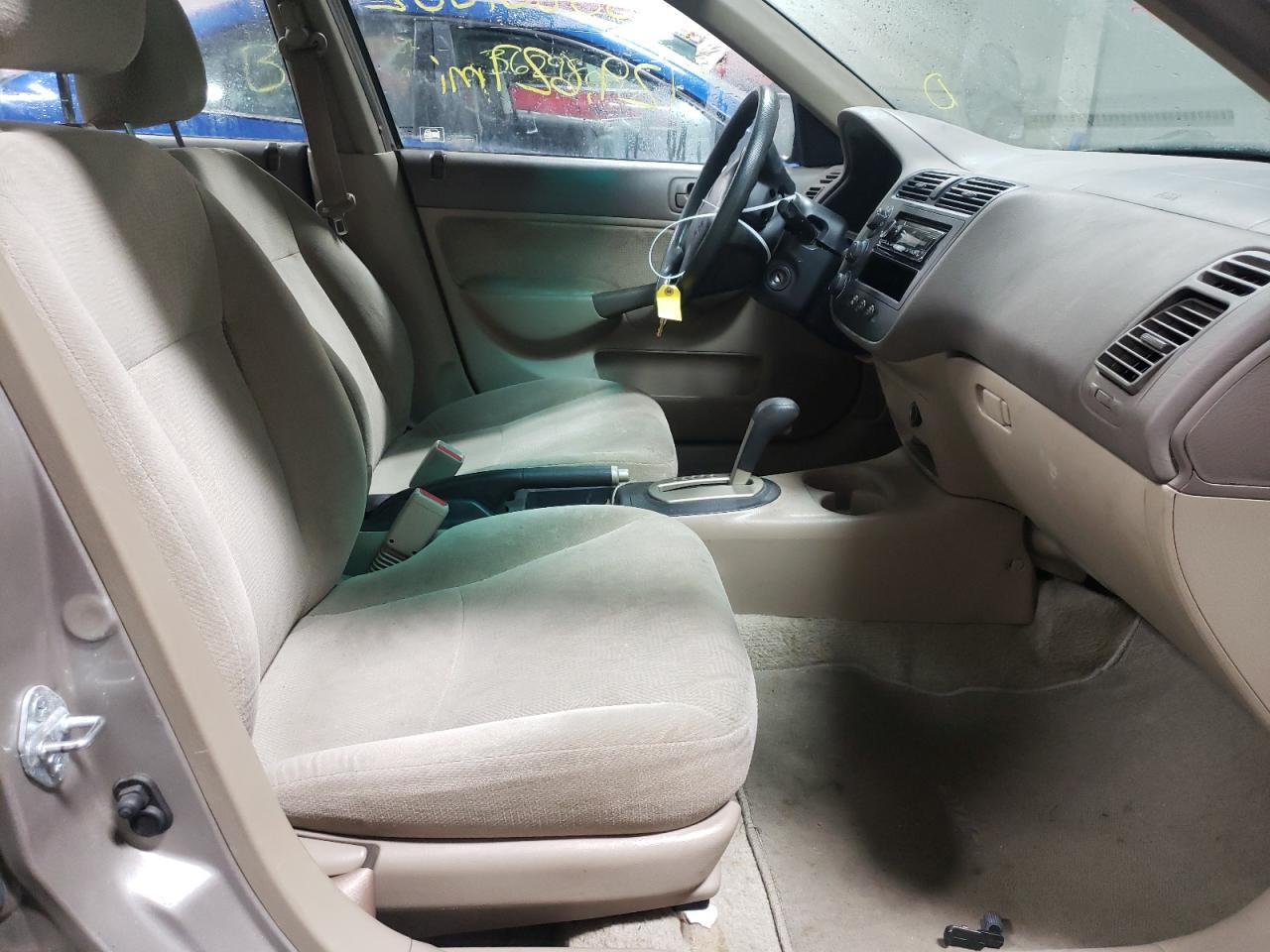 Photo 5 from auction – 2001 HONDA CIVIC LX with VIN 1HGES16561L033658