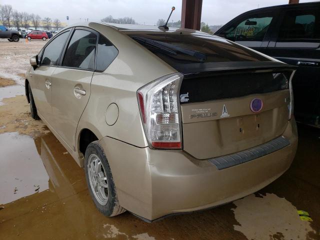 Photo 3 from auction – 2011 TOYOTA PRIUS with VIN JTDKN3DUXB1369535