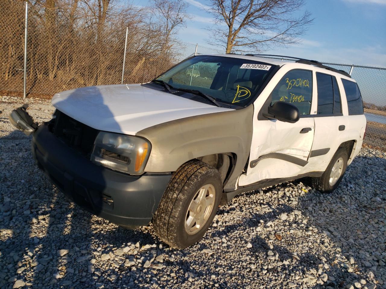 Photo 2 from auction – 2003 CHEVROLET TRAILBLAZE with VIN 1GNDT13S032344116