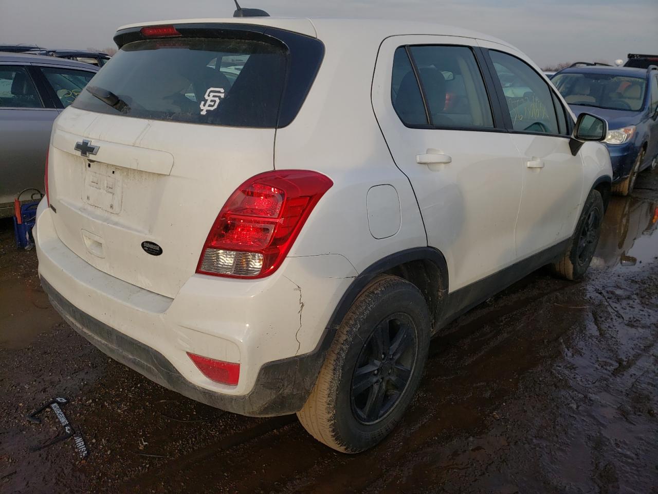 Photo 4 from auction – 2020 CHEVROLET TRAX LS with VIN KL7CJKSB7LB047987