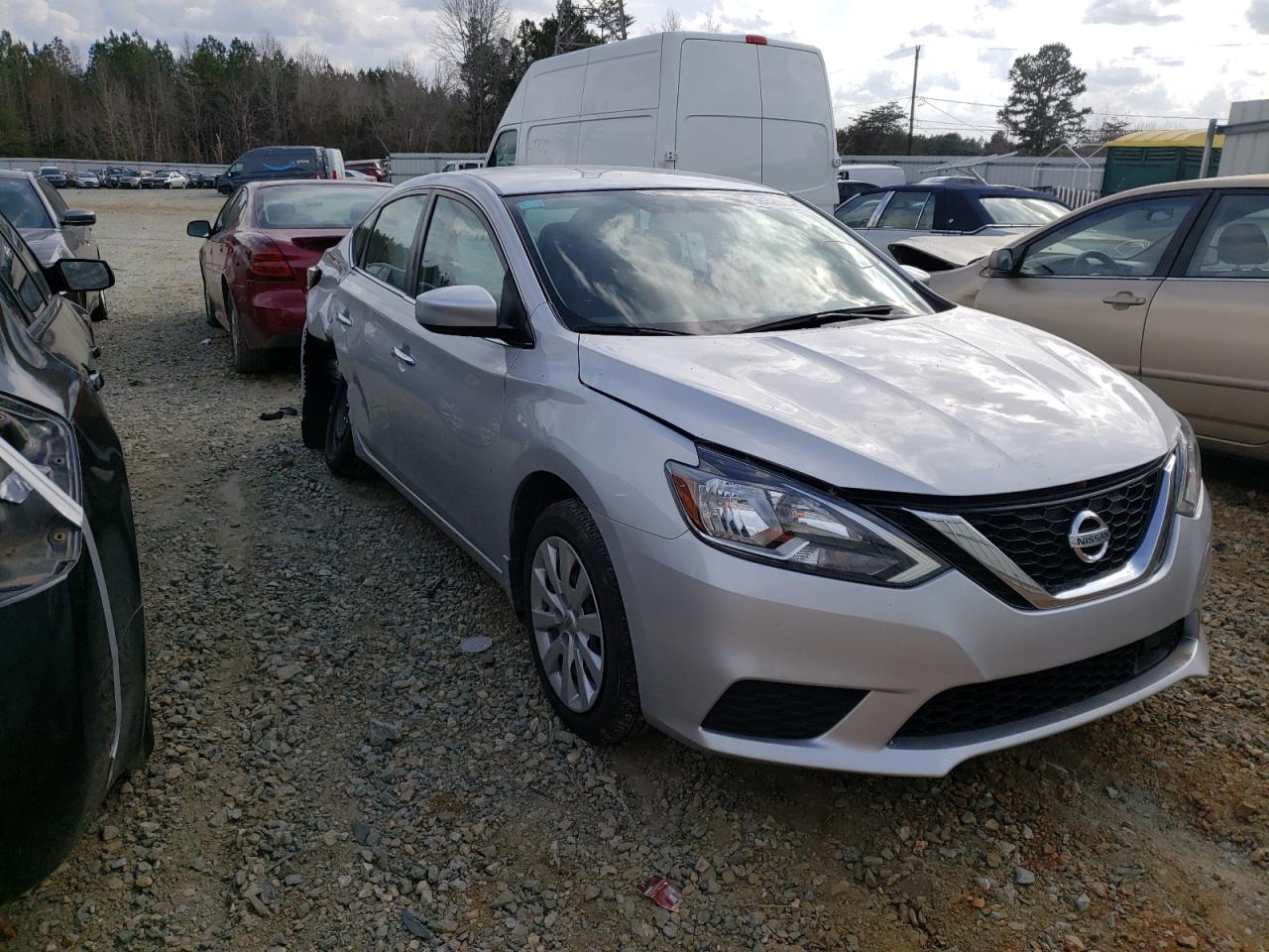 NISSAN SENTRA S 2019 with VIN 3N1AB7AP1KY425709 - Photo from auction