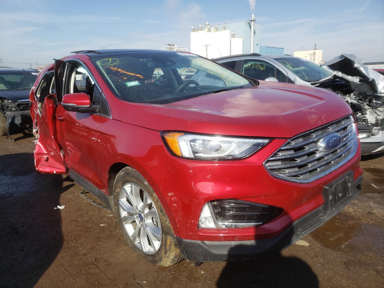 FORD EDGE TITAN 2020 with VIN 2FMPK4K91LBB42061 - Photo from auction