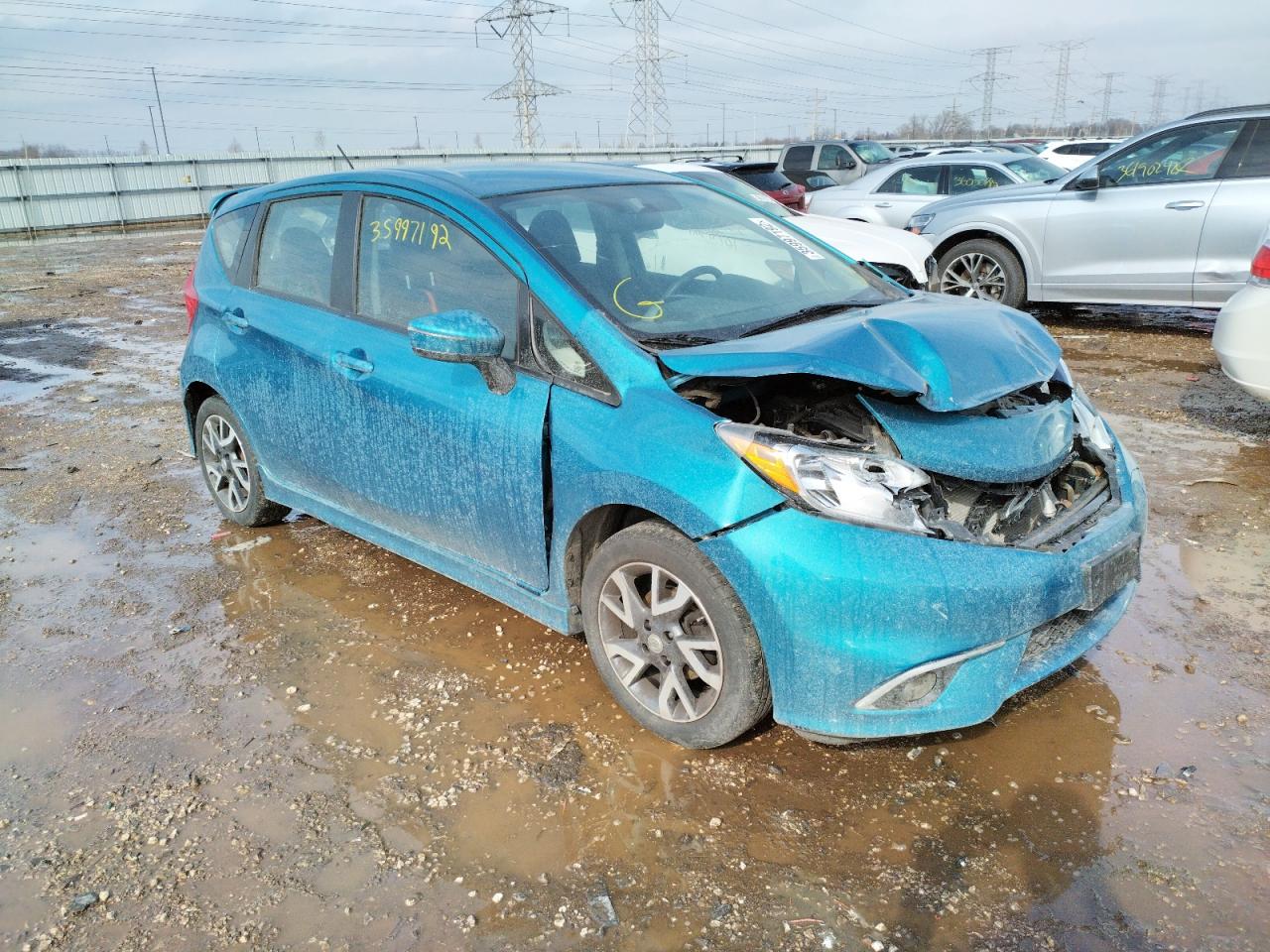 NISSAN VERSA NOTE 2015 with VIN 3N1CE2CP8FL367035 - Photo from auction