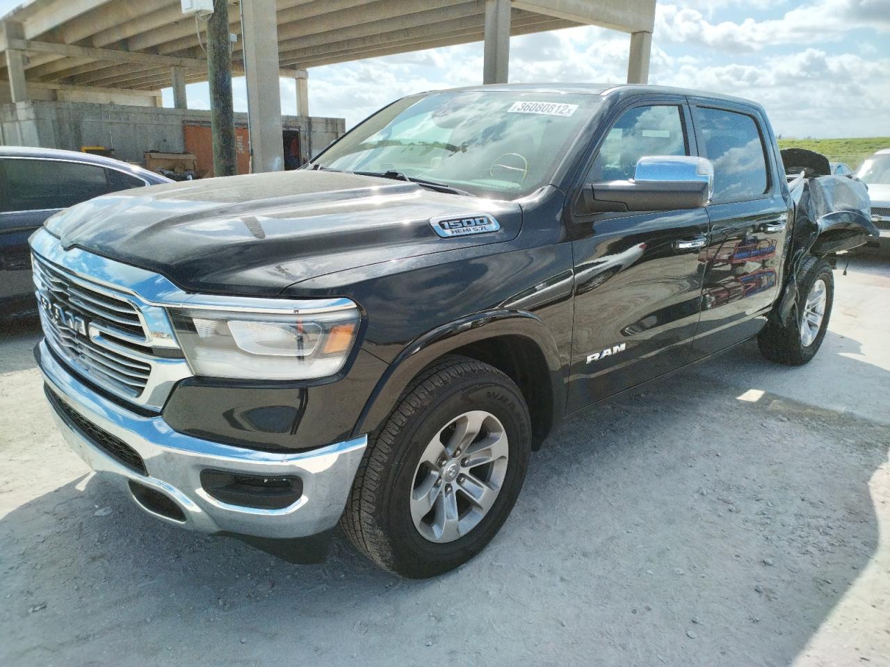 Photo 2 from auction – 2019 RAM 1500 LARAM with VIN 1C6SRFJT8KN526089