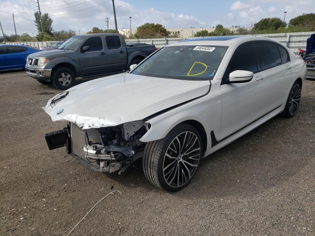 Photo 2 from auction – 2019 BMW 740 I with VIN WBA7E2C59KB217070