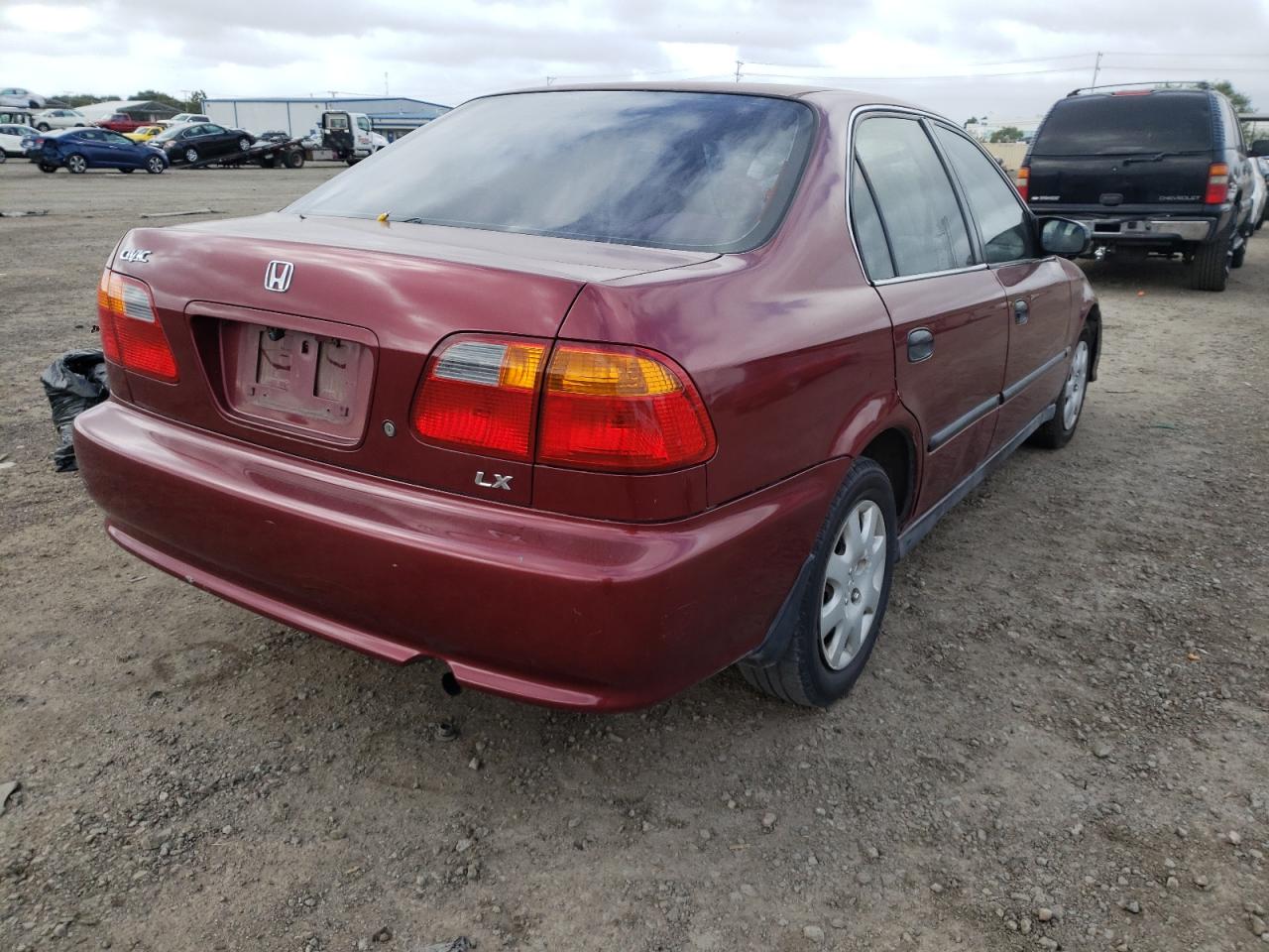 Photo 4 from auction – 2000 HONDA CIVIC with VIN 1HGEJ6675YL028012