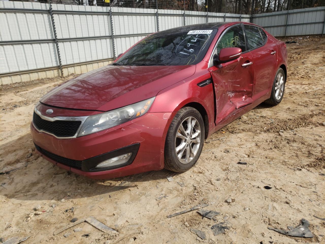 Photo 2 from auction – 2013 KIA OPTIMA EX with VIN 5XXGN4A72DG156080