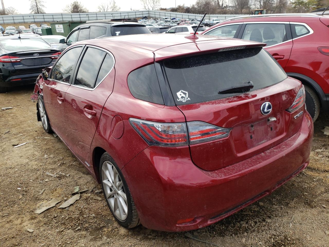 Photo 3 from auction – 2012 LEXUS CT 200 with VIN JTHKD5BH9C2089913