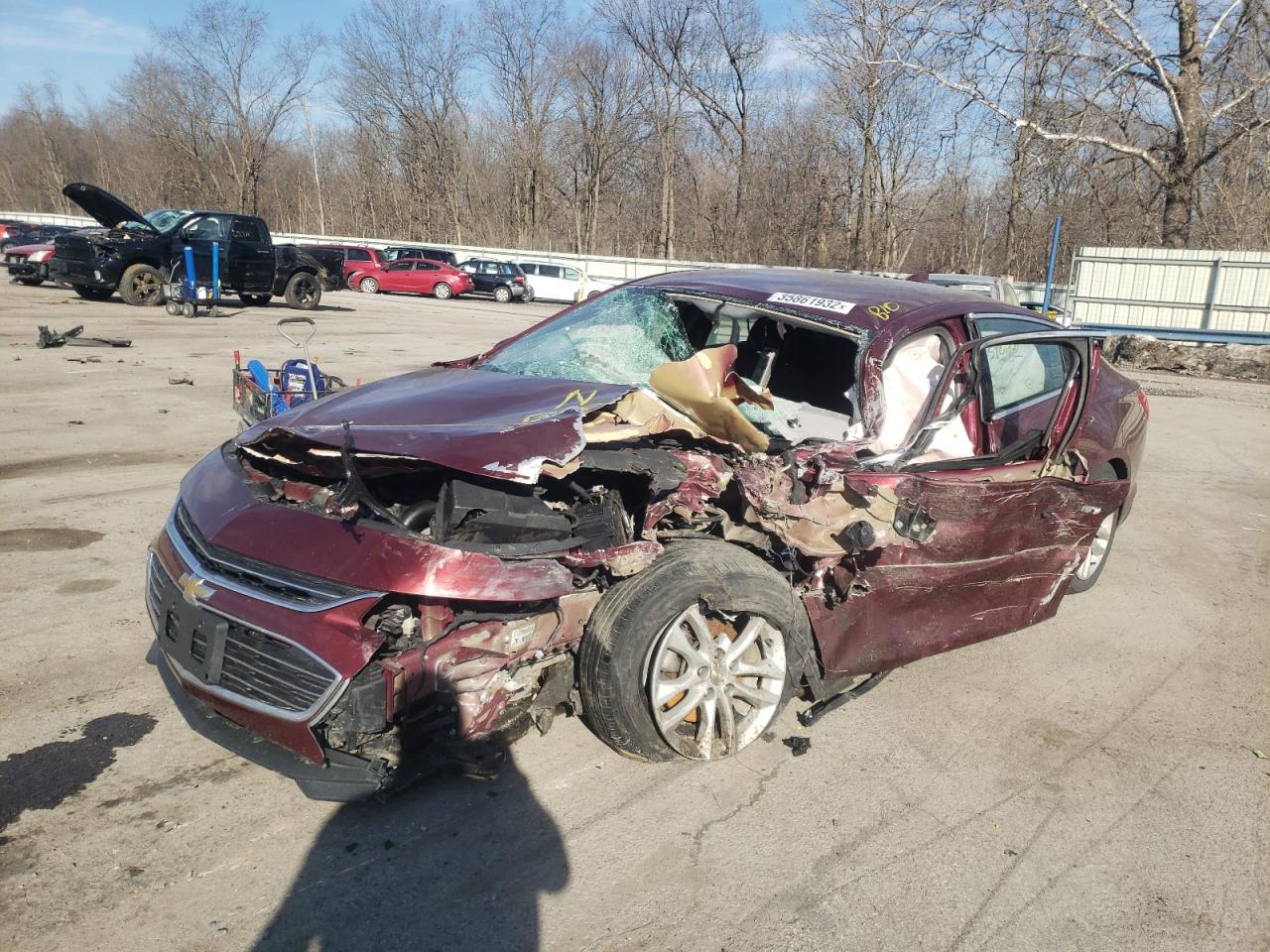 Photo 2 from auction – 2016 CHEVROLET MALIBU LT with VIN 1G1ZE5ST2GF180949
