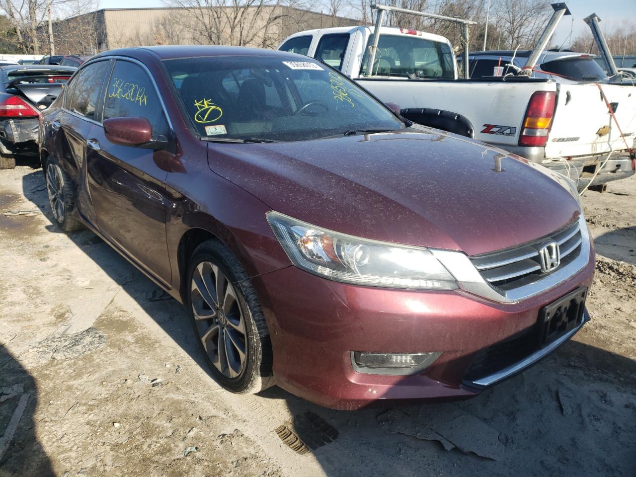 HONDA ACCORD SPO 2014 with VIN 1HGCR2F53EA208619 - Photo from auction