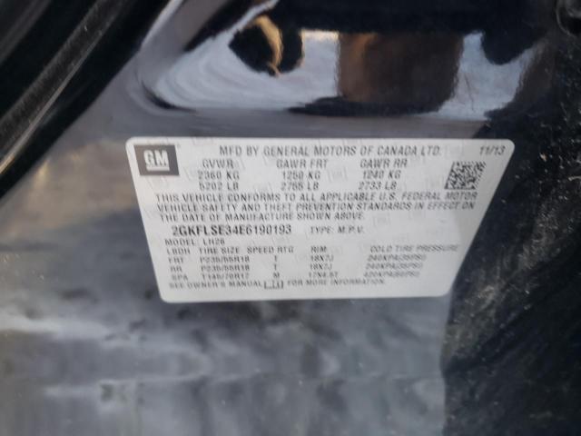 Photo 10 from auction – 2014 GMC TERRAIN SL with VIN 2GKFLSE34E6190193